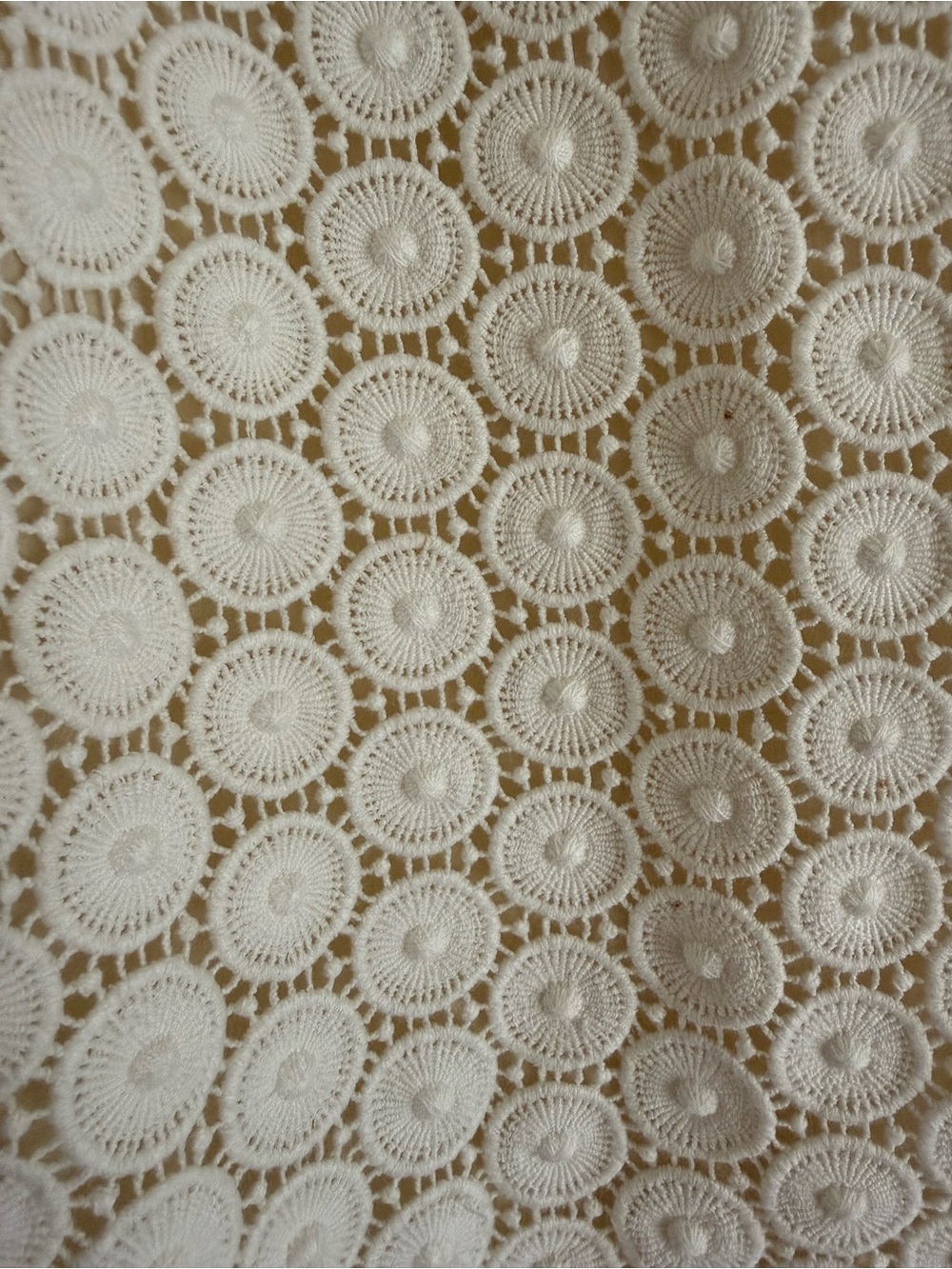 Tory Burch Ivory Circular Lace Blouse - Picture 3 of 7